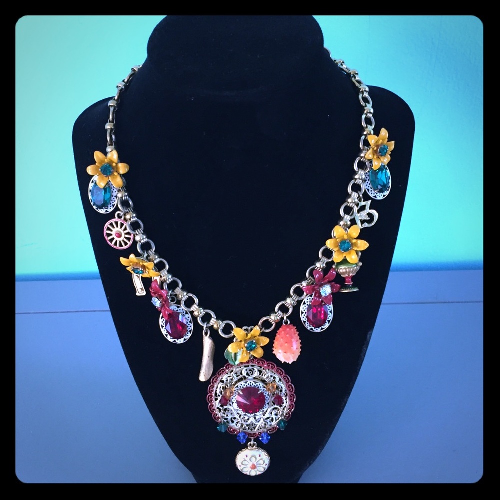 Dolce&Gabbana Gold Carretto Charms Sicily Necklace